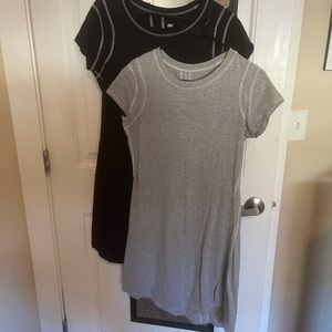 Two T-shirt Dresses
